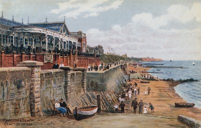 Pavillon und Strand, Clacton-on-Sea von Alfred Robert Quinton